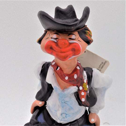 1977 Enesco Annette Little Cowboy Circus Clown Pottery Figurines image number 11