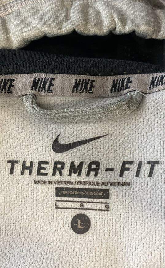 Nike Gray Long Sleeve - Size Large image number 3