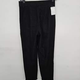 Black Casual High Waisted Cropped Work Pants alternative image