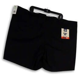 NWT Mens Black Supreme Flex Flat Front Slash Pockets Chino Shorts Size 54 alternative image