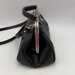 Gianni Conti Womens Black Silver Bottom Stud Adjustable Strap Crossbody Bag alternative image