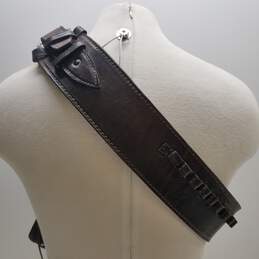 Unbranded Western Leather Cartridge Gun Belt with Holster alternative image