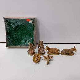 6pc. Fontanini Depose Resin Nativity Figurines