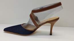 Anne Klein Blue Heels Size 6 alternative image