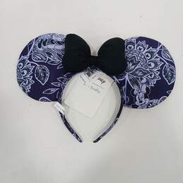 Disney Vera Bradley Purple Mickey Mouse Ears Headband W/Tags