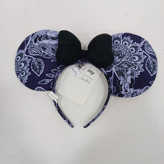 Disney Vera Bradley Purple Mickey Mouse Ears Headband W/Tags image number 1