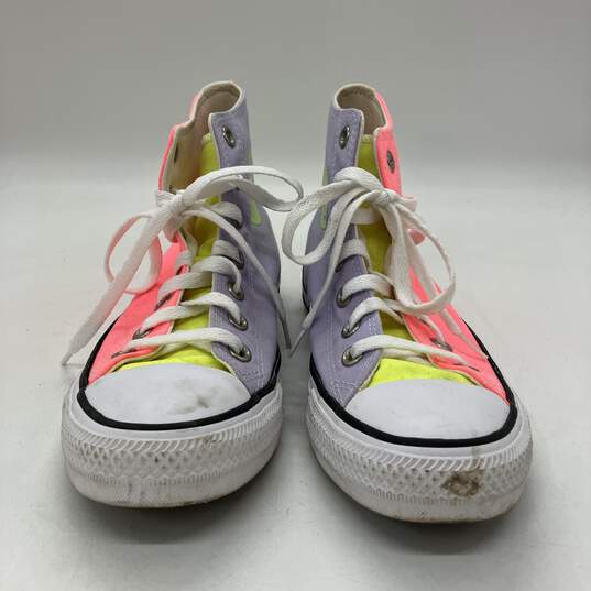 the Unisex Converse Neon Color Block Shoes Sz M's 5/W's 7 | GoodwillFinds