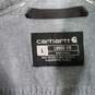 Mens Loose Fit Long Sleeve Collared Button-Up Shirt Size Large image number 4