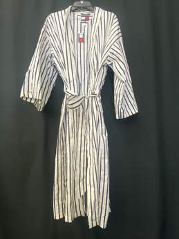 Tommy Hilfiger White Blue Stripes Sleepwear - One size