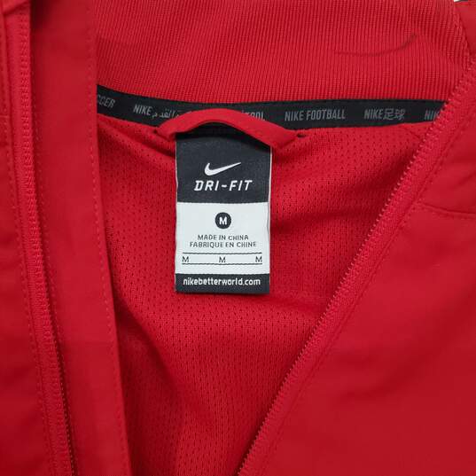 Nike Dri-Fit Manchester United Full Zip Soccer Training Jacket Size M image number 3