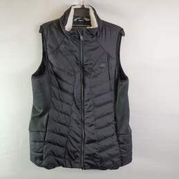 Heated Clothes Women Black Puffer Vest XL