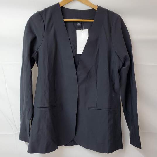 Athleta Avenues Nylon Blend Black Blazer Jacket Women's 12 NWT image number 1