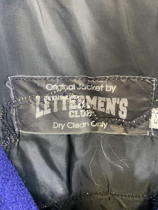 Lettermen's Club Purple Stoneroc SHS Varsity Jacket 52 image number 3