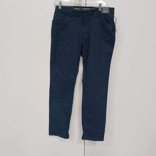 Van Heusen Men's Blue Pants Size 30Wx30L image number 1