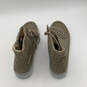 Mens Beige Round Toe High Top Lace-Up Casual Sneaker Shoes Size 11.5 image number 4