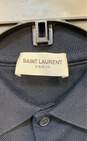 Saint Laurent Blue Short Sleeve Polo - Size Small image number 3
