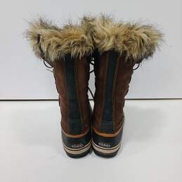 Sorel Brown Snow Boots Size 8.5 alternative image