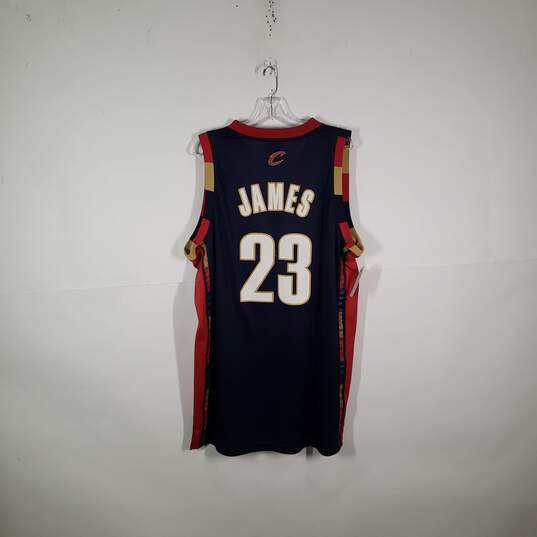 Mens Cleveland Cavaliers Lebron James 23 Basketball-NBA Pullover Jersey Size XL image number 2