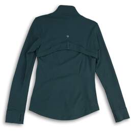 Lululemon Womens Green Thumbholes Long Sleeve Full-Zip Define Jacket Size 10 alternative image