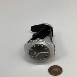 Designer Swatch Swiss Made Silver Round Dial Adjustable Analog Wristwatch alternative image