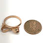 Designer Kate Spade Gold-Tone Ribbon Knott Classic Mini Bow Band Ring image number 4