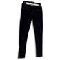 Womens Blue Denim Dark Wash Stretch Pockets Skinny Leg Jeans Size 29 image number 2