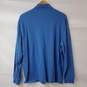 Lacoste Blue Polo Long Sleeve Cotton Causal Collared Shirt Men's 7 image number 2