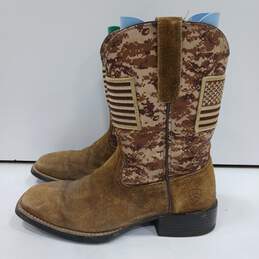 Ariat Men's Patriot Sand Storm Camo Western Boots Style 10019959 Size 7.5D