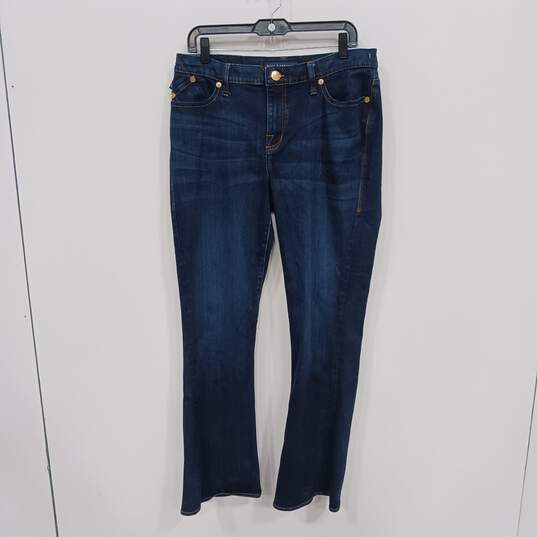 Rock & Republic Women's Blue Kendra Curvy Bootcut Jeans Size 16 image number 1