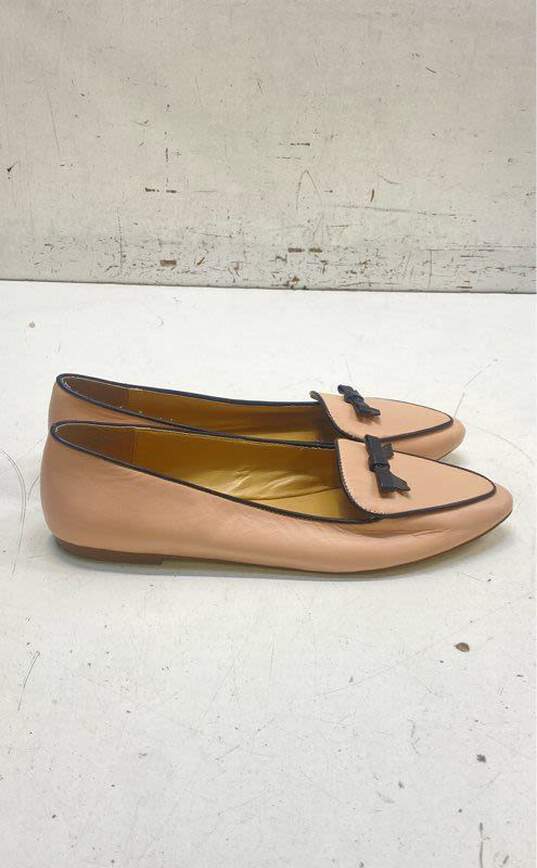 Talbots Kelly Leather Pointed Flats Pink 9 image number 1