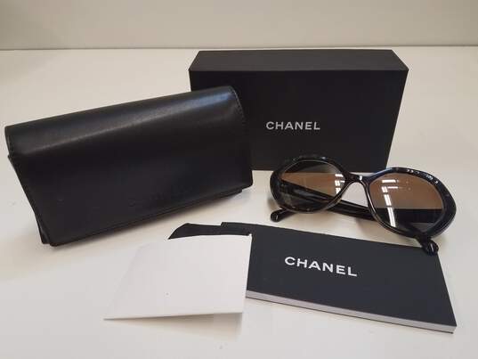 Buy the Chanel CC Oversized Tortoise Sequin Sunglasses