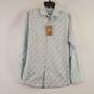 Bar III Men Blue Graphic Button Up S NWT image number 1