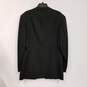Armani Collezioni Mens Black Long Sleeve Notch Lapel Two-Button Blazer Size Large image number 2