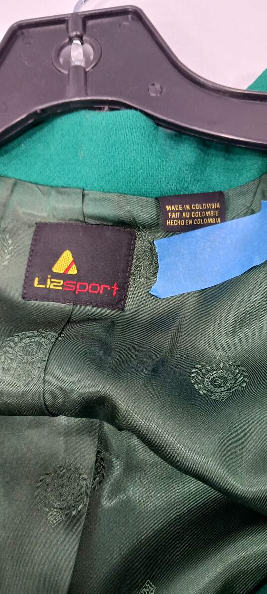 Liz Sport Women's Green Jacket Size 14 image number 3
