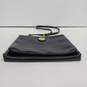 Anne Klein Black Faux Leather Crossbody Bag with Chain Accent image number 5