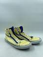 Authentic YSL Vtg Yellow Patent Hi-Tops M 10 image number 3
