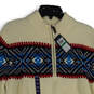 NWT Mens Multicolor Fair Isle Mock Neck Long Sleeve Pullover Sweater Size L image number 3