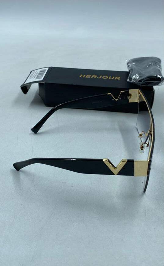Herjour Black Sunglasses - Size One Size image number 5
