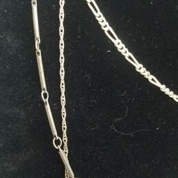 Sterling Silver Pendant Necklace + Charm Bundle 5pcs 12.3g alternative image