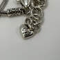 Designer Brighton Silver-Tone Motion Snake Chain Filigree Pendant Necklace image number 4