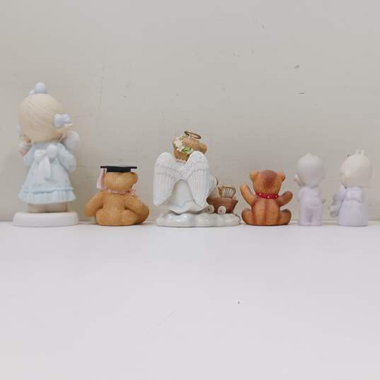 6PC Assorted Precious Moments & Cherished Teddies Figurines image number 3