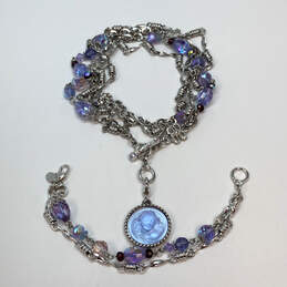 Designer Kirks Folly Love Never Dies Statement Necklace And Bracelet Set alternative image
