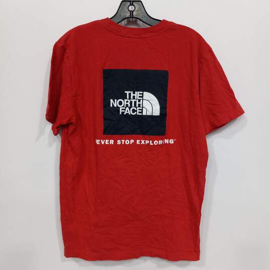Men's The North Face Red T-Shirt Sz M image number 6