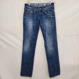 G-Star Wm's Raw Denim Blue Jeans Size 26 x 34
