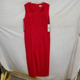 NWT Calvin Klein WM's Red Scuba Dress Size 14