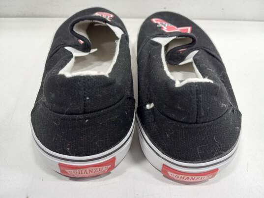 Shanzu Men's Black Skate Shoes Size 41 image number 2