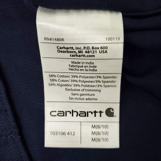 NWT Carhartt MN's Rugged Professional Series Navy Blue Long Sleeve Shirt Size M image number 3