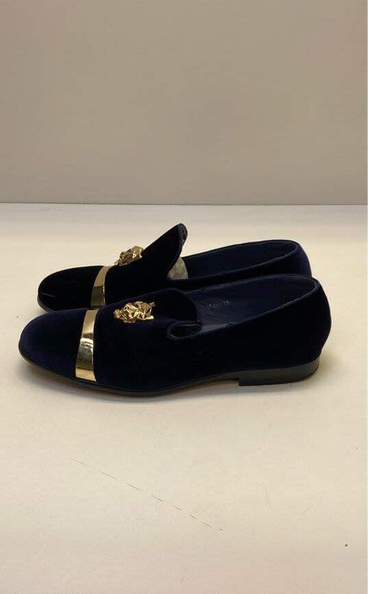 Royal Shoes Velvet Jitai Slip On Loafer Navy 8.5 image number 3