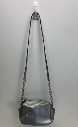 Coach Campebell Turnlock Leather Small Crossbody Silver alternative image