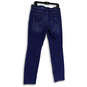 Womens Blue Denim Medium Wash Pockets Stretch Skinny Leg Jeans Size 12 image number 2
